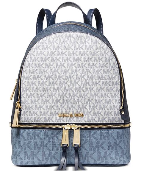 michael kors rhea zip vanilla|michael michael kors rhea zip medium slim backpack vanilla.